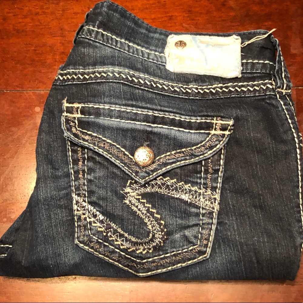Silver Suki Flap Capri
